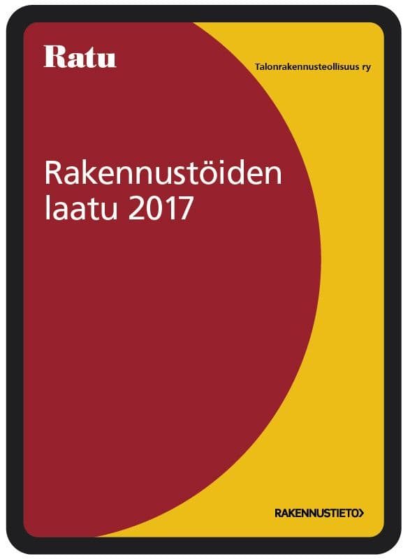 Rakennustöiden laatu RTL 2017 logo