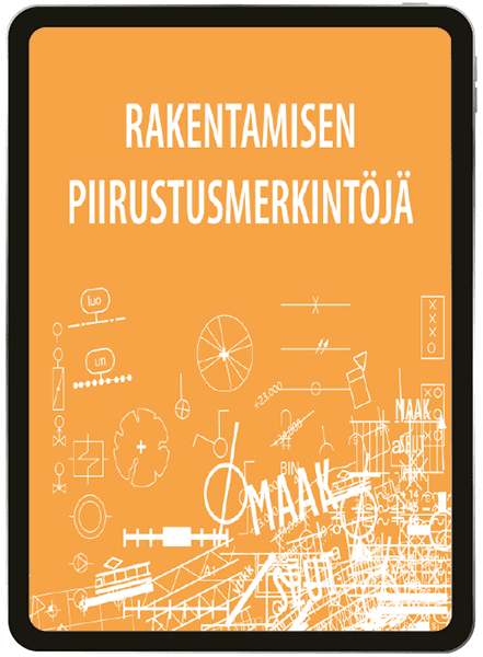 Rakentamisen piirustusmerkintöjä logo